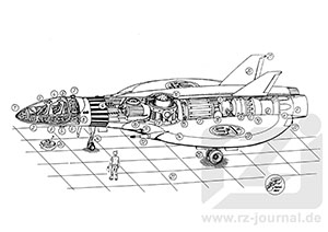Risszeichnung aus Band 465