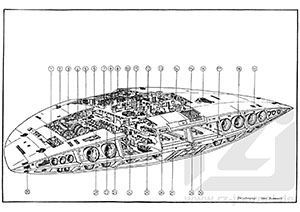 Risszeichnung aus Band 541