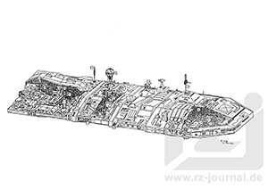 Risszeichnung aus Band 638