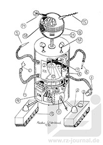 Risszeichnung aus Band 662