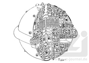Risszeichnung aus Band 667