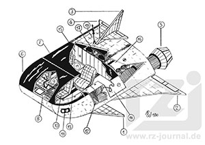 Risszeichnung aus Band 689
