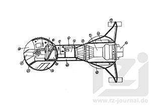 Risszeichnung aus Band 697