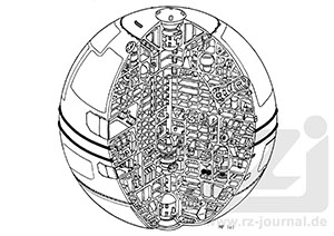 Risszeichnung aus Band 724