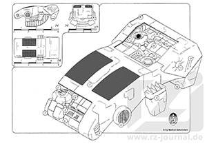 Risszeichnung aus Band 750