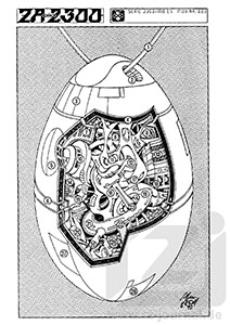 Risszeichnung aus Band 777