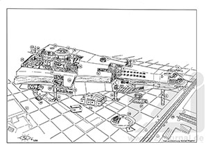 Risszeichnung aus Band 1307